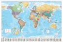 Mapa świata 91,5x61 cm